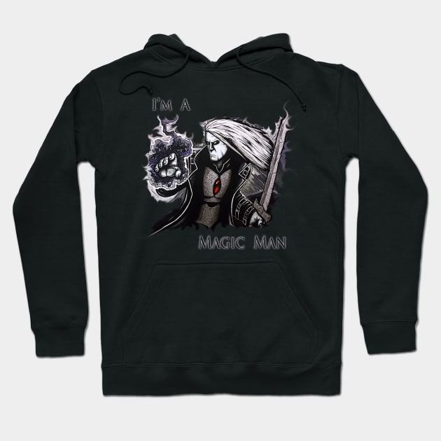 Magic man Hoodie by sapanaentertainment